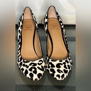 INC International Concepts Women's Faux Hair Animal Print Heels